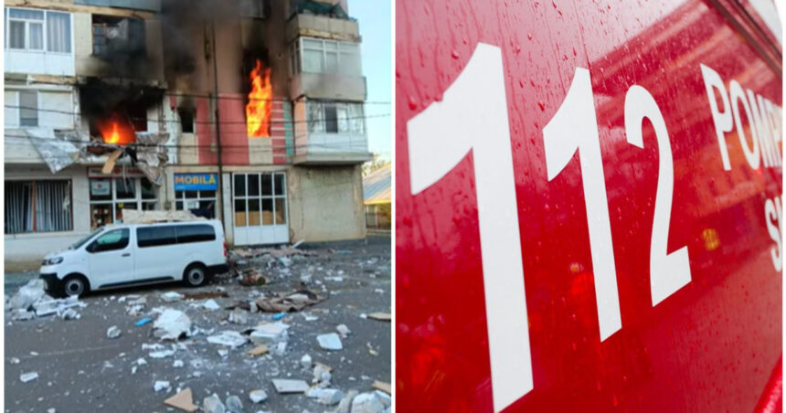 video explozie puternica intr un bloc din judetul braila mai multe apartamente in flacari echipaje isu si ambulante la fata locului 69247b4001fa8