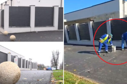 video o familie din galati s a facut stapana pe trotuar cu girul primariei proprietara se incurca in declaratii 692295ff3844d