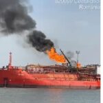 videofoto alerta la tulcea localitatea plauru va fi evacuata dupa ce o nava cu 4 000 de tone de gpl a fost lovita de o drona 691aeb0f75220