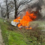 accident grav in olt un tanar de 19 ani a murit dupa ce a intrat cu masina in copac iar autoturismul a luat foc 693d67fb60a47