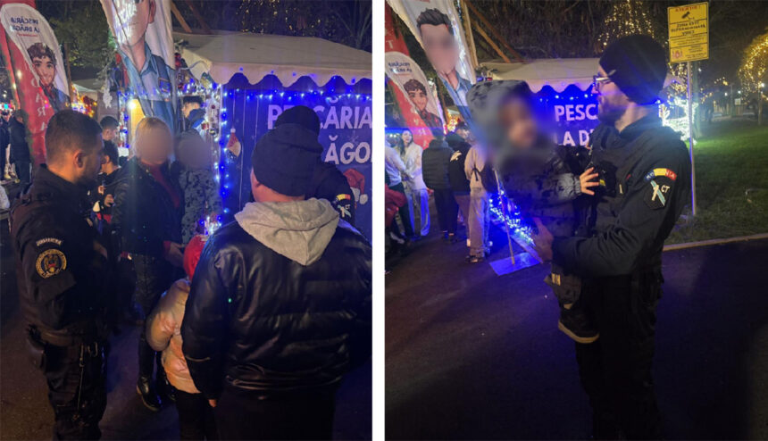 alerta la targul de craciun din poarta 6 un copilas de doi ani s a pierdut de parinti a fost redat acestora de jandarmi 693bc3e492dae