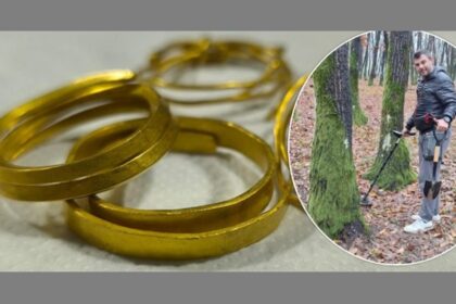 descoperire arheologica impresionanta patru bratari tracice din aur vechi de 3 300 de ani gasite langa un copac 6931a4f56edc8