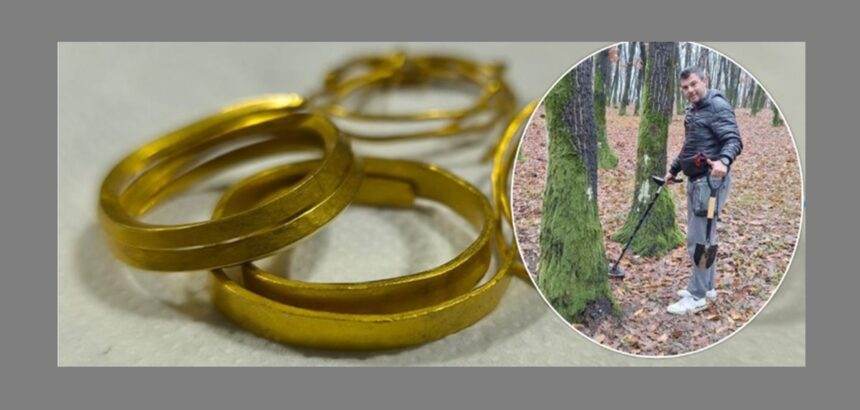 descoperire arheologica impresionanta patru bratari tracice din aur vechi de 3 300 de ani gasite langa un copac 6931a4f56edc8