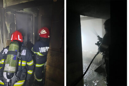 foto apartament in flacari in judetul tulcea un cos de fum necuratat ar fi cauza incendiului 693ede7f39cdc