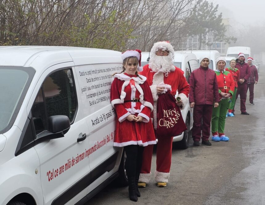 foto asociatia suflete deschise a ajuns cu daruri in tot judetul constanta ducand vestea nasterii domnului 6947e7d2a823b
