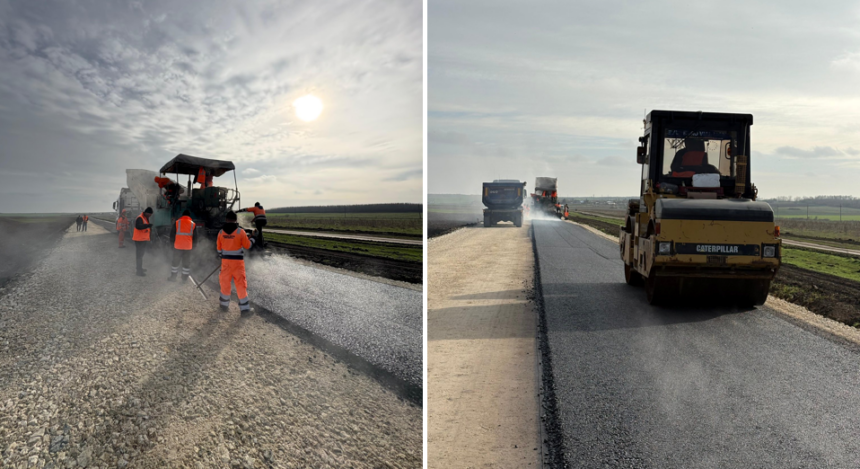 foto echipele de la sc drumuri judetene constanta sa continua lucrarile de modernizare pe dj392 intre pecineaga si vanatori 693ac6c4463db
