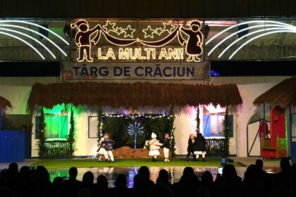 foto targul de craciun din cumpana plin de magia sarbatorilor colindele copiilor scrisorile inmanate mosului si spectacolele tematice au intregit tabloul iernilor de odinioara 69368fb12ba18