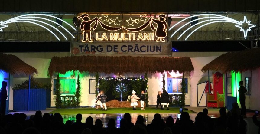 foto targul de craciun din cumpana plin de magia sarbatorilor colindele copiilor scrisorile inmanate mosului si spectacolele tematice au intregit tabloul iernilor de odinioara 69368fb12ba18