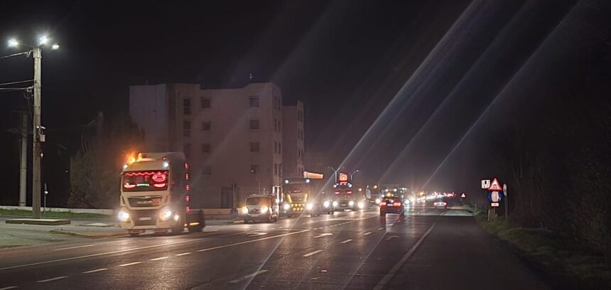 foto video protestul soferilor continua la mangalia participa zeci de camioane tir uri microbuze si autoturisme 694abc01809e2