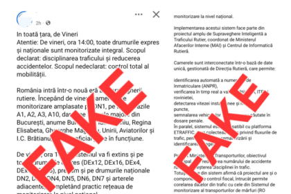 mai avertizeaza asupra unui fake news despre controlul total al traficului nu nu este big brother 69316cc2d429f