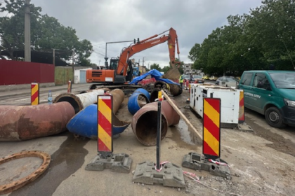 revine apa in tomis nord echipele companiei raja sa au terminat interventia pentru remedierea avariei 694aca0de0222