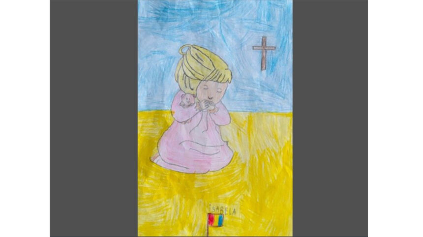 scrisoarea papei leon pentru o fetita din romania copila ii trimisese un desen si o rugaciune pentru copiii loviti de razboi 694ea97a3631e