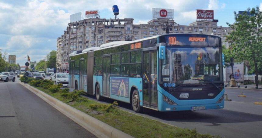 transportul public din zona aeroportului otopeni va fi reorganizat incepand de luni autobuzele 100 si 442 vor circula pe o artera noua 693686a7ca5bc
