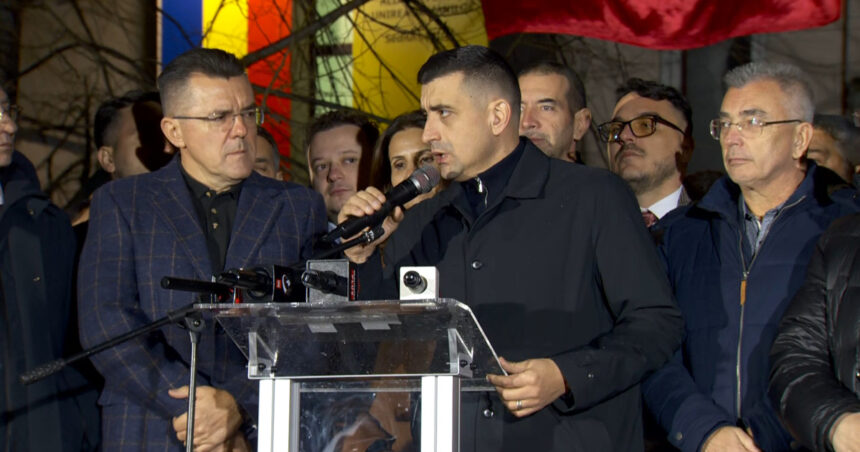 video alegeri bucuresti 2025 george simion democratia a fost calcata in picioare reactia liderului aur dupa inchiderea urnelor 6935ddf7b986e