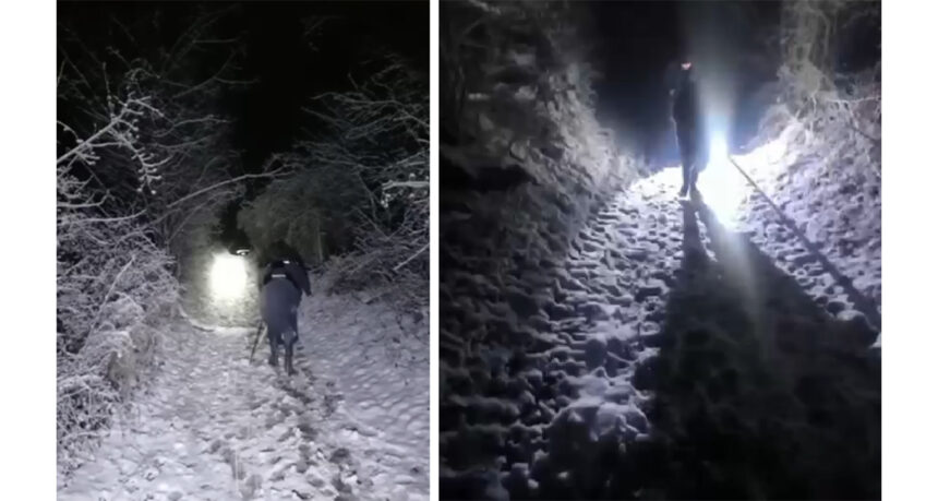 video cioban de 72 de ani gasit umbland descult in zapada jandarmii l au ajutat sa ajunga la spital 694c26207def6