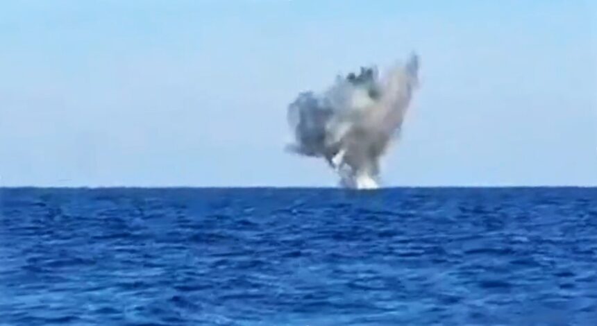 video oficial drona detonata ieri de fortele navale la 36 de mile de constanta nu era ucraineana 693149afcdfa6