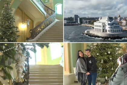 video spiritul craciunului a ajuns si in cazinoul din constanta cum arata decorul de sarbatoare are un iz regal 693bb79656b33