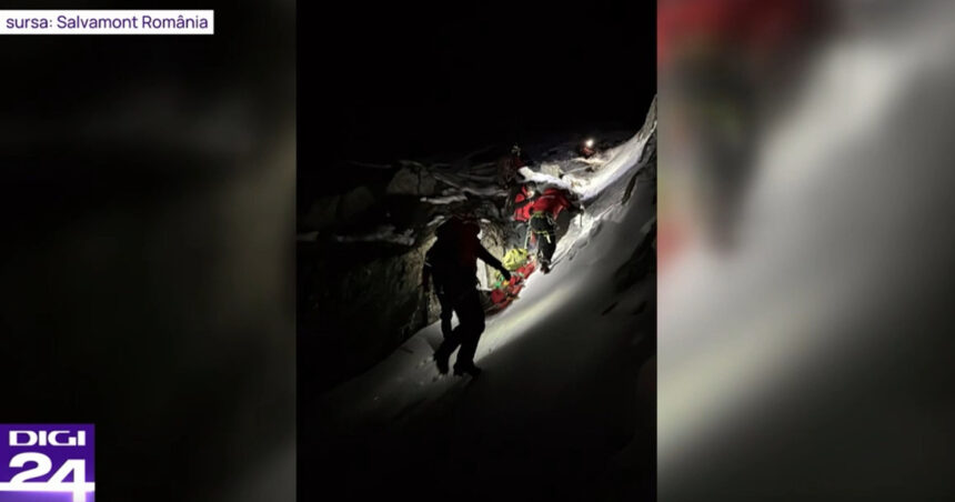 video turist ranit grav salvat dupa ce a cazut in muntii fagaras salvamontistii au intervenit pentru a salva 12 oameni in 24 de ore 693e6c23dac86