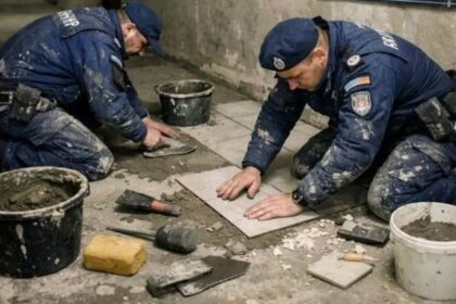 acuzatii grave si contradictii la brigada mobila de jandarmi de la munca suplimentara pana la cumpararea uniformei si montajul gresiei pe holurile unitatii 69617a578c981