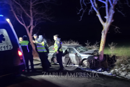 un autoturism a intrat intr un copac de pe maginea dc 47 in zona comunei lipnita 69627aa7df07b
