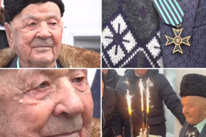 un veteran de razboi din gorj a implinit 104 ani povestea romanului chinuit ani de zile de rusi in lagar am trecut prin multe 6977121850101