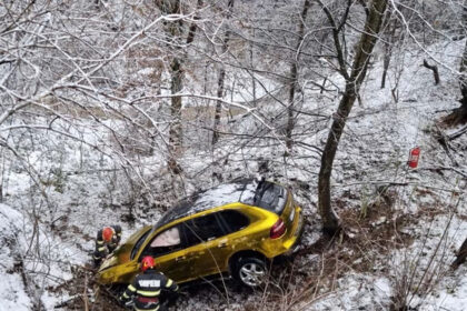 video accident grav in arges o masina a cazut intr o rapa trei oameni au fost raniti 695f7336bb382