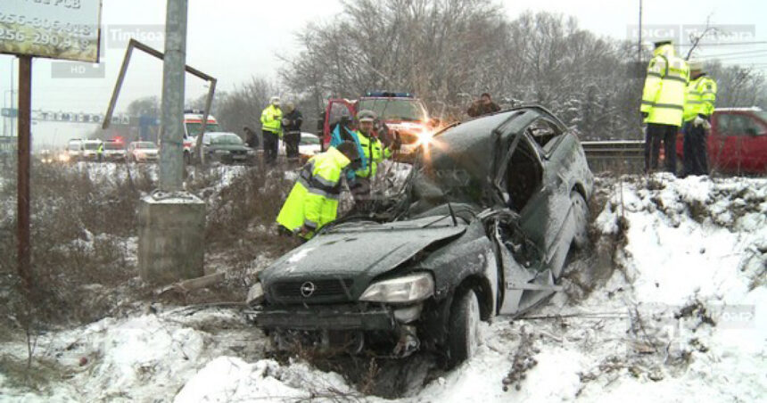video accident grav pe centura ocolitoare a timisoarei un autoturism s a ciocnit cu un camion soferul masinii a murit 696615644dacc