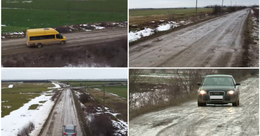 video sat despartit de lume de un drum cu gropi cum arata soseaua de 13 kilometri care nu a fost asfaltata niciodata dezastru 6979a006093c5