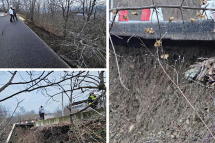 video sosea surpata la intrare in campina restrictii de trafic e a treia alunecare de teren care are loc in zona in doar cateva saptamani 69660ac22673e
