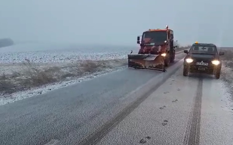 viscol si ger in judetul constanta politistii recomanda soferilor sa evite deplasarile si sa respecte rutele ocolitoare 696d3ec37d6a1