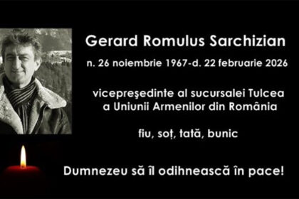 a trecut in nefiinta gerard romulus sarchizian vicepresedintele uniunii armenilor din romania sucursala tulcea 699bf6d897132