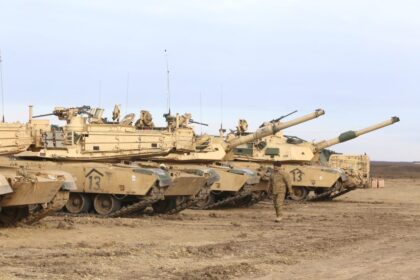 foto armata sua a venit cu tancuri abrams in romania pentru antrenamente comune la poligonul smardan 69836c6c609b4