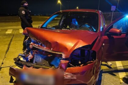 foto copilas de 3 ani implicat intr un accident pe autostrada a4 au intervenit jandarmii 698063781c650