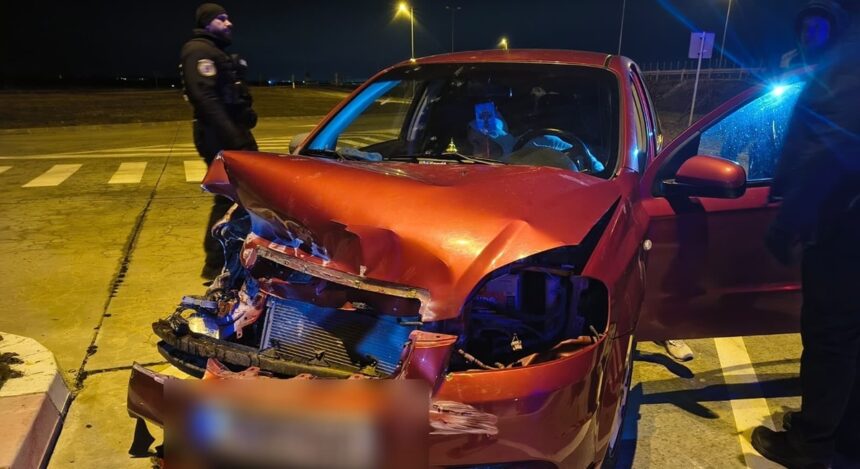 foto copilas de 3 ani implicat intr un accident pe autostrada a4 au intervenit jandarmii 698063781c650