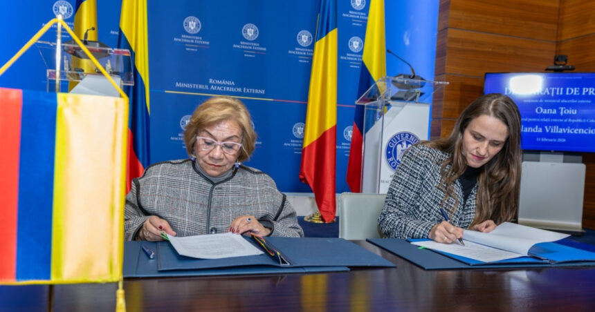 foto oana toiu si sefa diplomatiei columbiene au inaugurat ambasada republicii columbia la bucuresti dupa 24 de ani de absenta 698ce486928a2