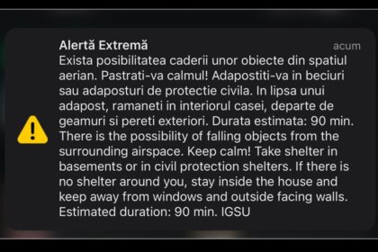 mesaj ro alert pentru populatia din nordul judetului tulcea exista posibilitatea caderii unor obiecte din spatiul aerian 699f2a258a752