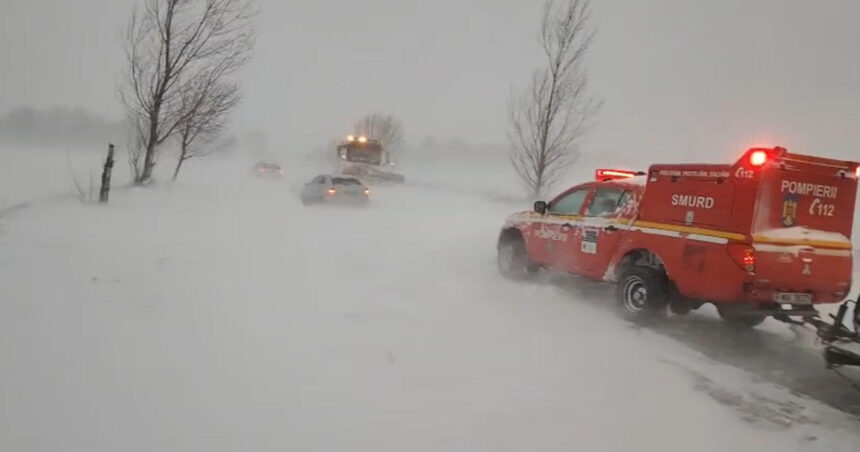 video efectele viscolului in buzau peste 11 000 de consumatori fara curent si 60 de persoane blocate in masini 6996d5baebea8