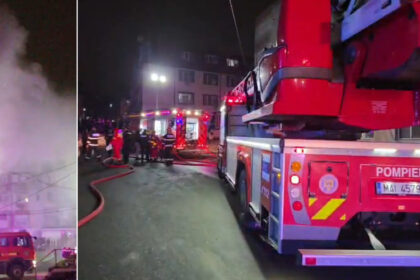 video incendiu puternic intr un bloc din navodari un barbat a murit zeci de adulti si copii evacuati 69865e808ce37