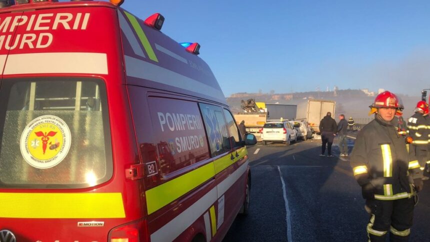 accident in lant la iesire din constanta multe masini implicate si victime 69a7cdf373124