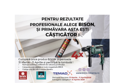 brick romania lanseaza o campanie cu premii pentru clientii din magazinele fizice pentru rezultate profesionale alege bison si primavara asta esti castigator 69cb3f26832c2