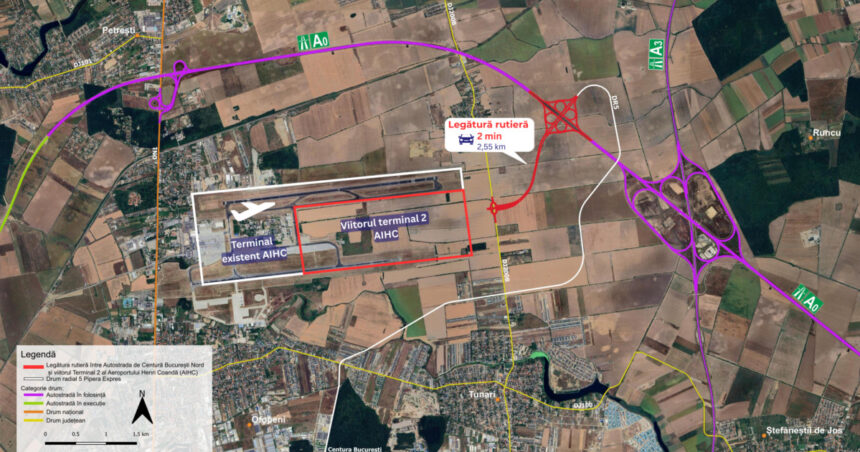 cnir lanseaza licitatie pentru conexiunea intre autostrada a0 si aeroportul otopeni investitie de peste 400 milioane de lei 69ba67468be1b