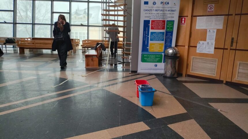 exclusiv video ministerul justitiei raspunde intrebarilor focus press despre palatul de justitie din constanta unde ploua si in interior 69c1bf0188973