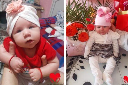 ioana o fetita de doar doua luni nu poate vedea chipul mamei are nevoie de 11 000 de euro pentru operatia ce i ar aduce lumina in ochi 69b8217e33bc4