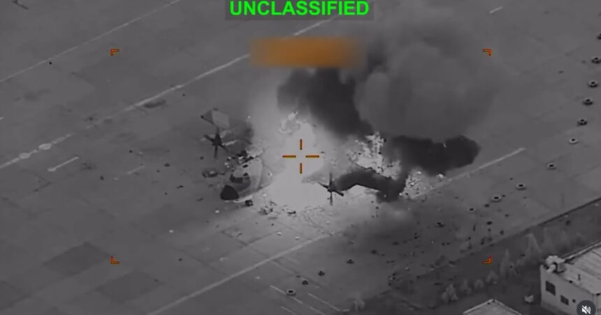 momentul in care rachetele americane surprind la sol mai multe avioane ale iranului si le distrug 69b5c2eaf2bcd