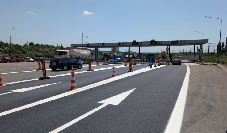 o banda de pe autostrada a2 la statia de taxare fetesti se inchide vineri 69b174ea08ac0