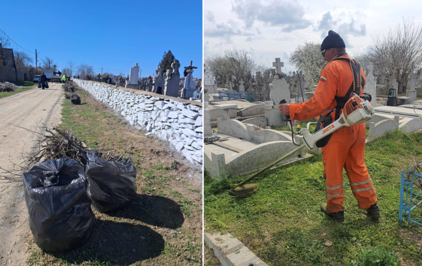 primaria corbu a demarat curatenia in cimitirele din comuna 69b1910508ea6