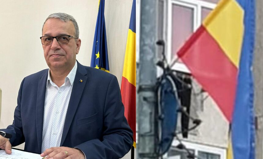 vergil chitac amendat de prefectura pentru arborarea drapelului in mod gresit culorile erau orientate orizontal 69bc0f84e92fd