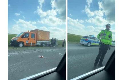 video inca un accident rutier pe dn 3 ostrov constanta sunt implicate mai multe autovehicule 69b6b3e15dd63