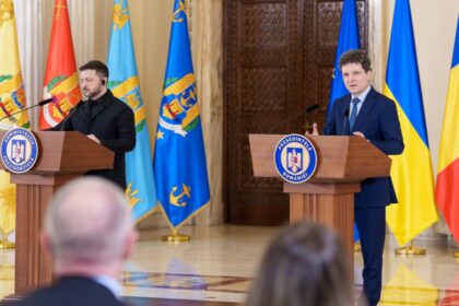 video presedintele nicusor dan dupa intalnirea cu zelenski productie comuna de drone in romania 69b2f4080342c