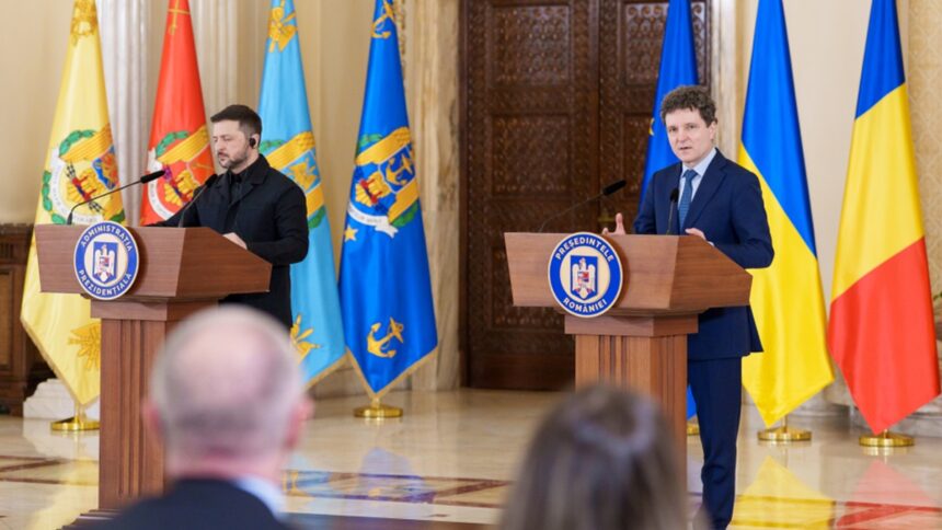 video presedintele nicusor dan dupa intalnirea cu zelenski productie comuna de drone in romania 69b2f4080342c